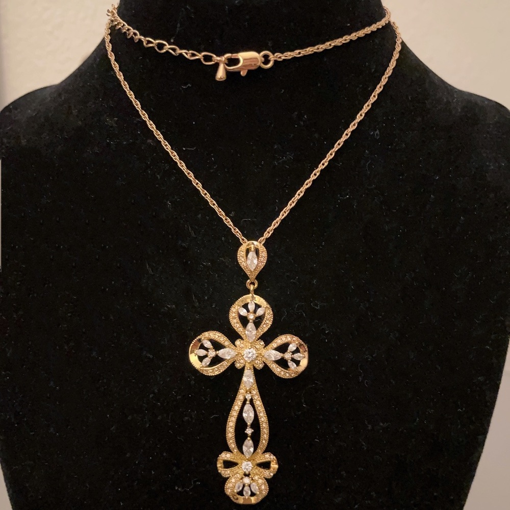 Vintage JBK Cross Necklace